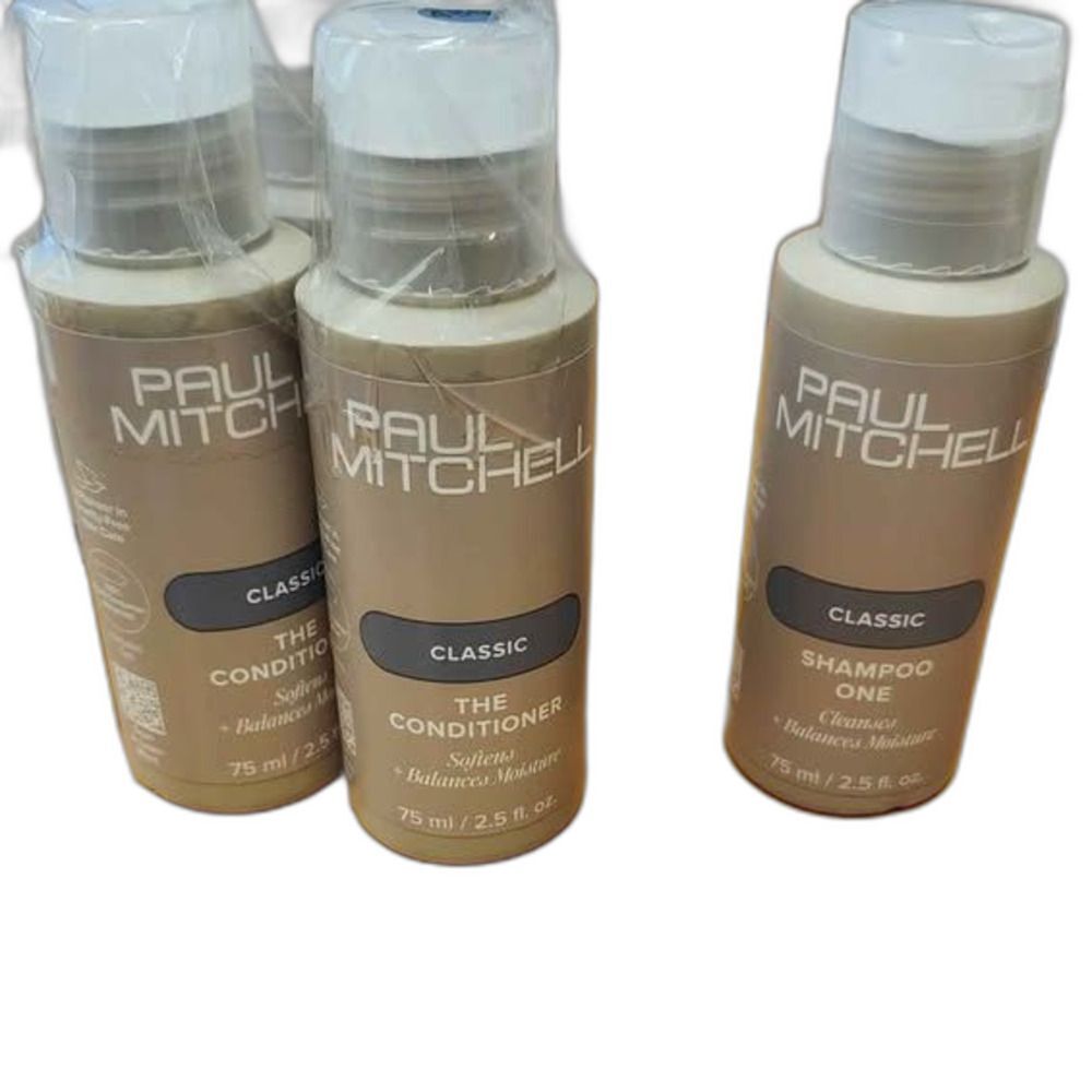Paul Mitchell Classic 1 Shampoo & 3 Conditioner 3-Pack 75ml each